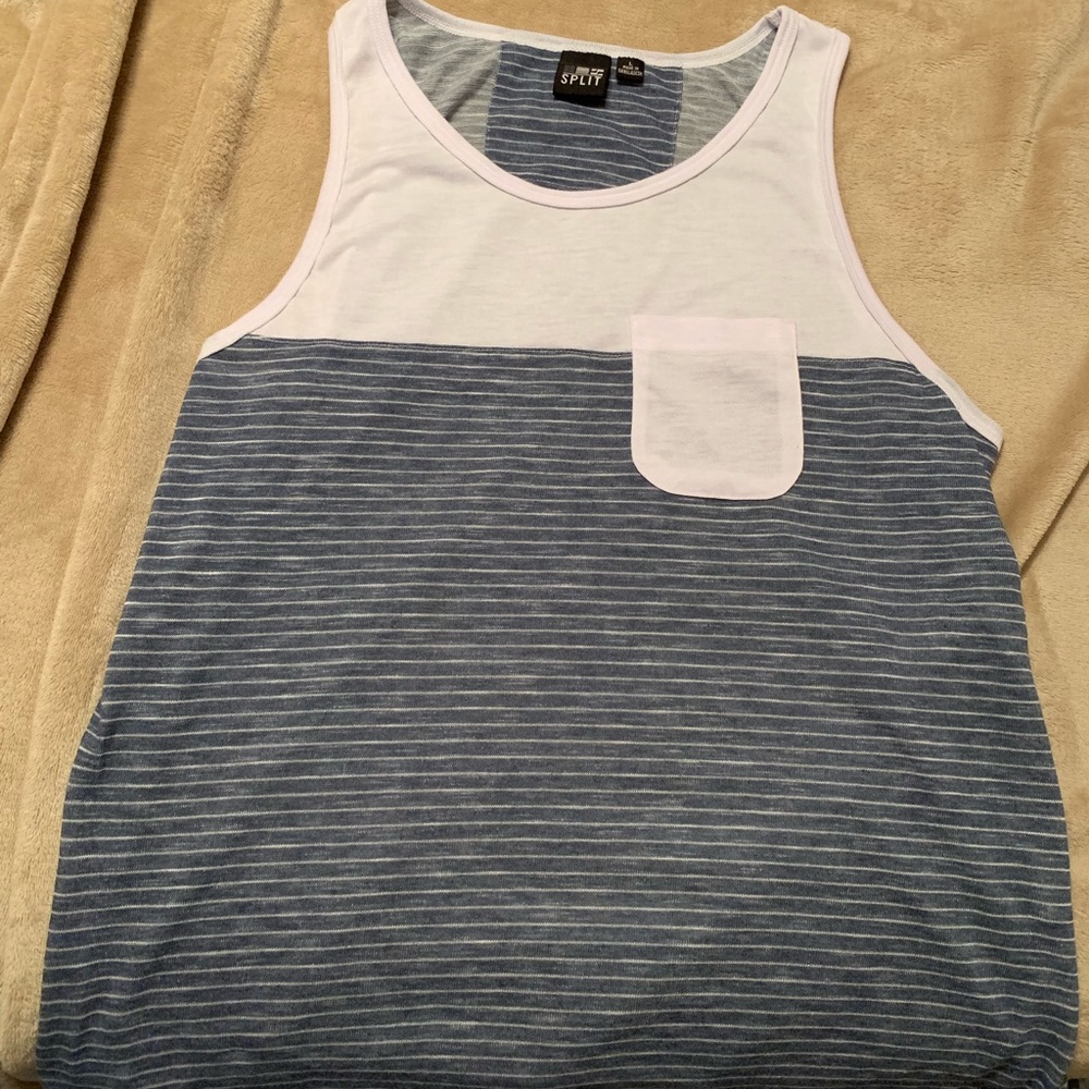 SPLIT Tank Top with pocket BRAND NEW